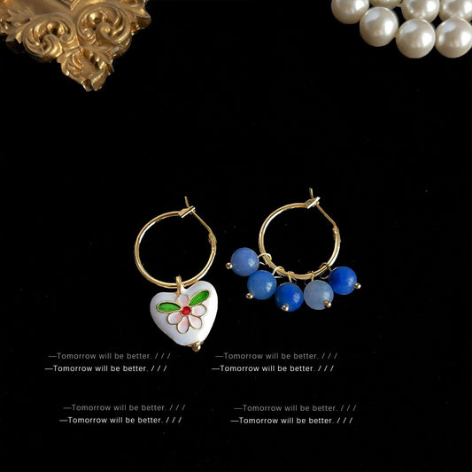 Vintage Style Earrings For Women Elegant Premium Stud Earrings Retro Niche Design Fashion Jewelry