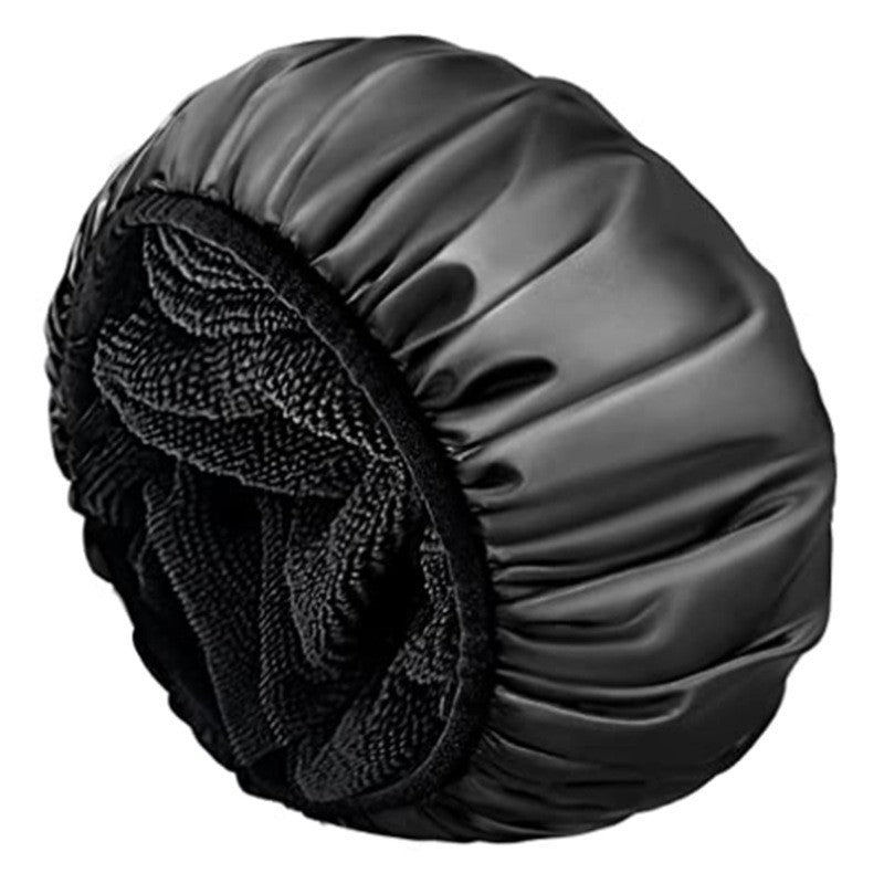 Portable Home Use Extra-Absorbent 3-in-1 Shower Cap