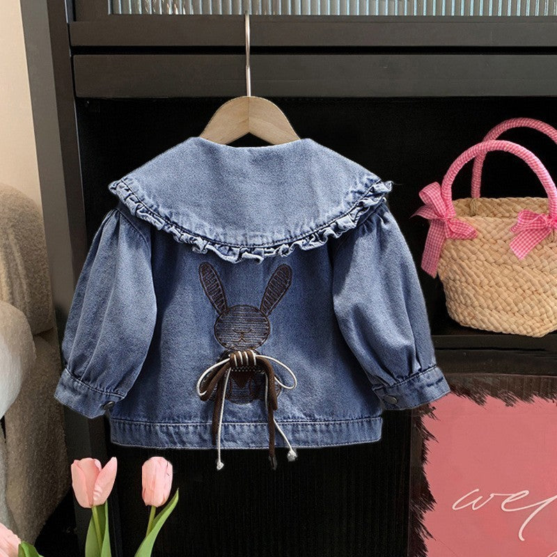 Kitten Korean Fashion Casual Denim Jacket