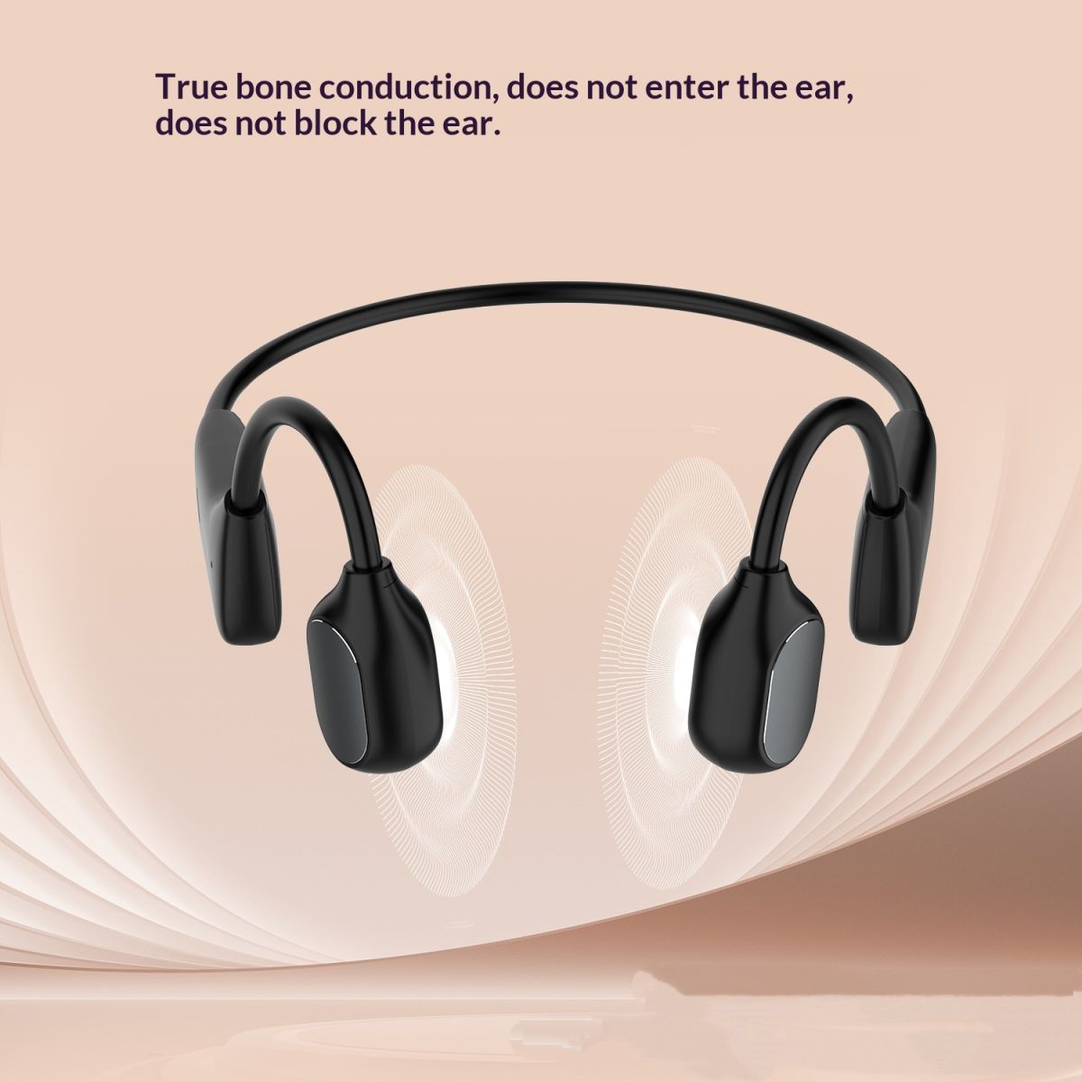 Smart Noise-canceling Wireless Bone-conduction Headphones With High-fidelity Sound
