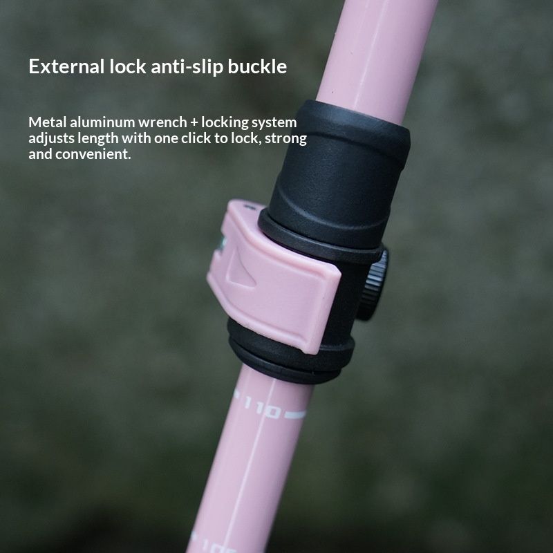 Ultra-light Professional Trekking Poles For Outdoor Hiking And Mountain Climbing