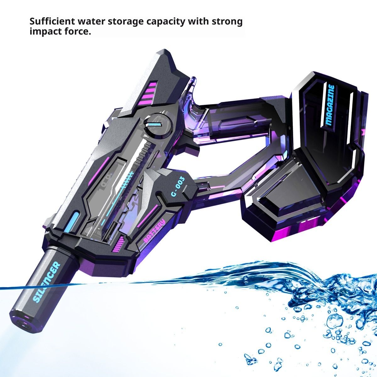 Water Gun Automatic Absorbent Continuous Hair Children's Summer Outdoor Water Toys