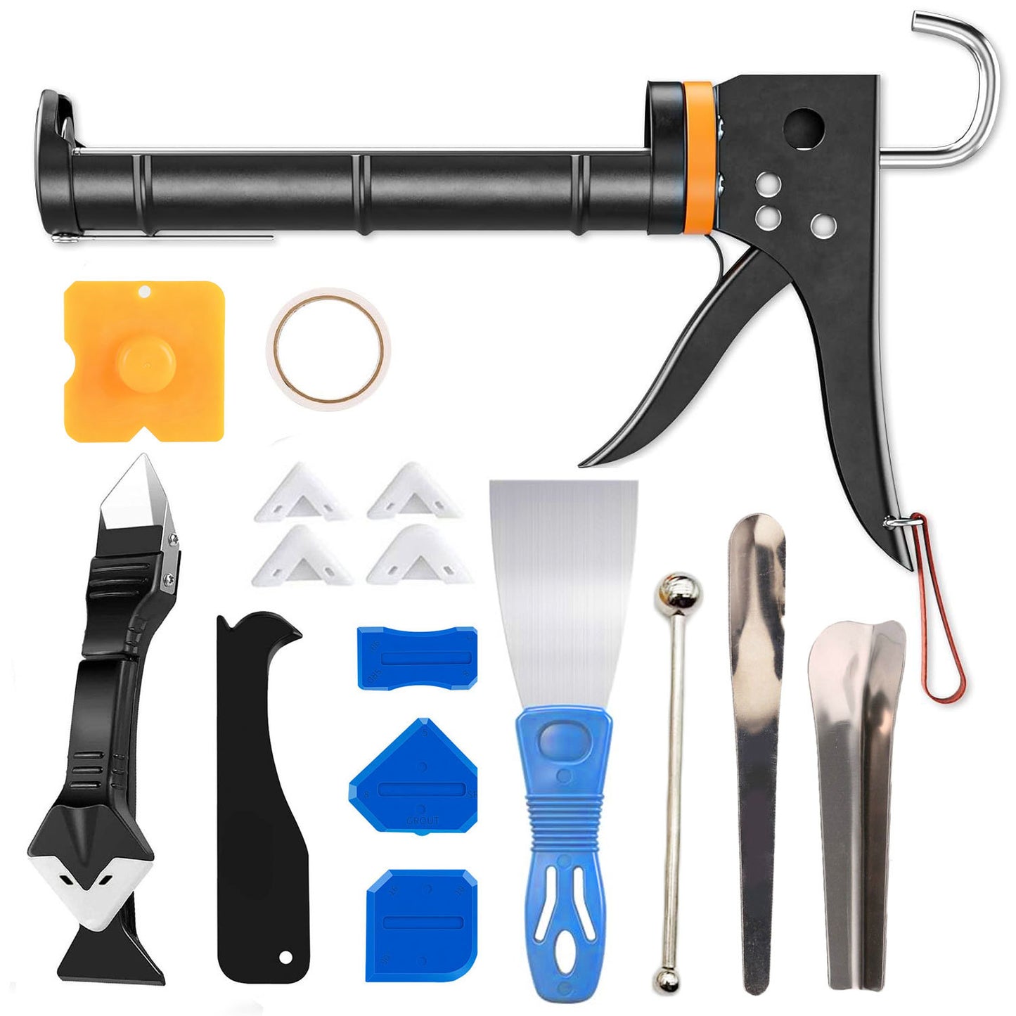 Home-use Caulk Gun Tool Set For Grout Sealing