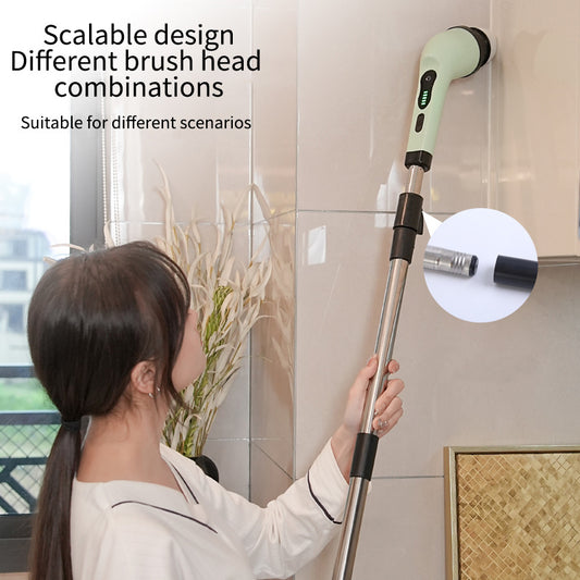 Household Kitchen And Bathroom Electric Multi-Function Cleaning Brush
