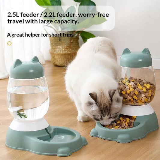 Automatic Pet Feeder, Large-Capacity Pet Bowl