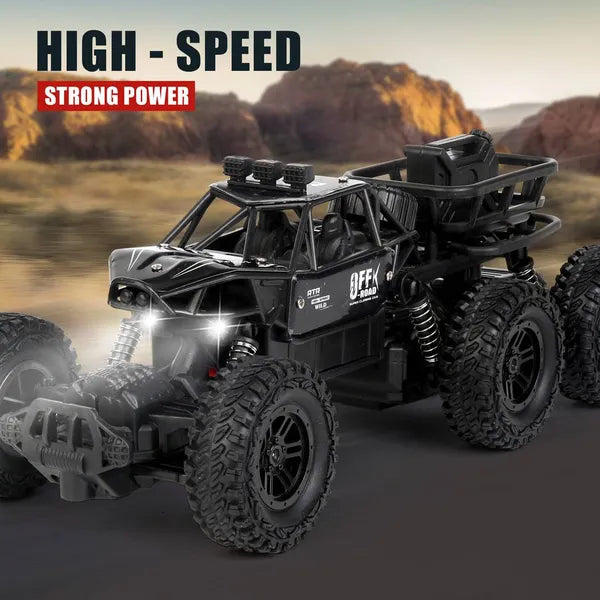 All-terrain Electric Toy Car, Alloy Car, 1-20 Scale Model Car, 2.4GHz R Or C Off-road Car, High-speed Car, With Headlights And Shock Absorption, Birthday Gifts For Kids Over 3 Years Old-yellow