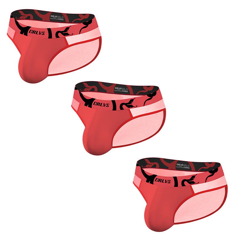 Sports Breathable Cotton Solid Color Fashion Fitness Trendy Boxers