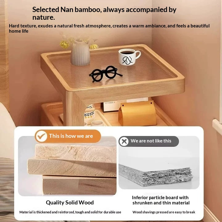 Simple Modern Home Bedroom Storage Cabinet Small Bedside Shelf