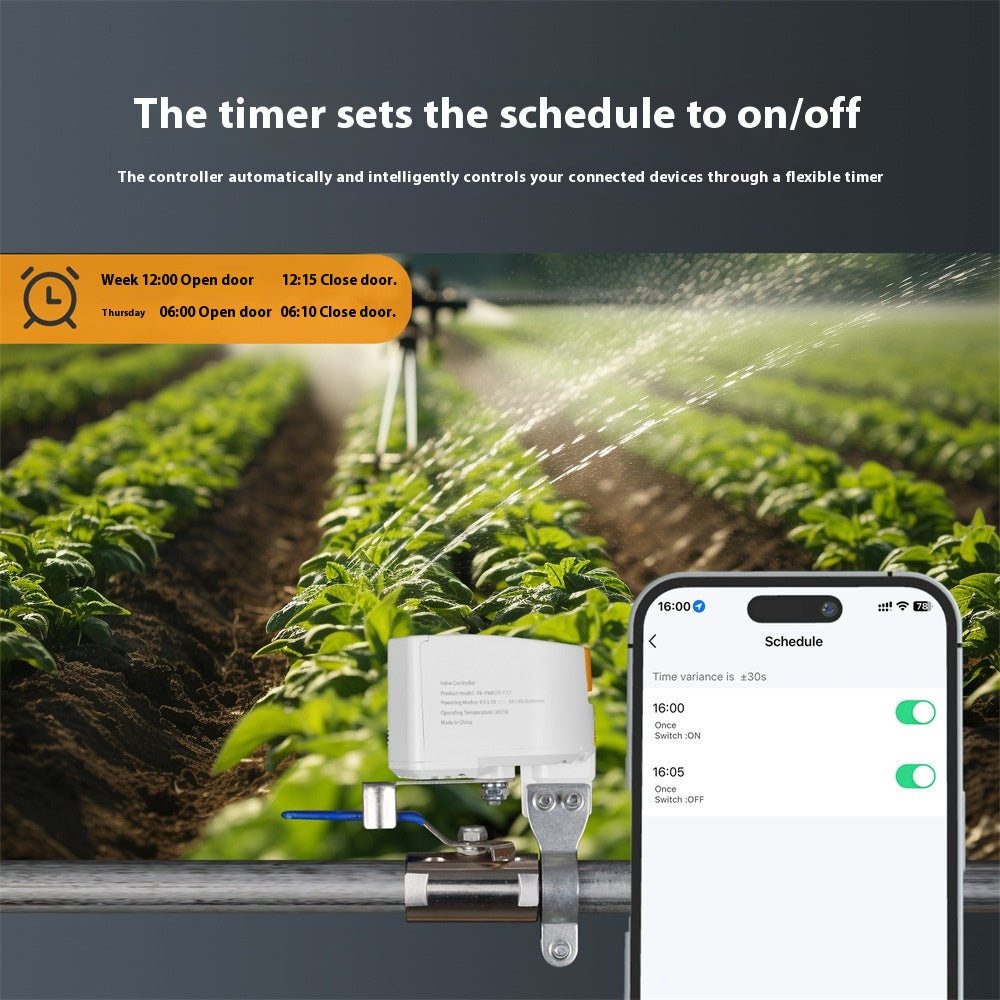 Graffiti Smart Home Timing Control Water Valve