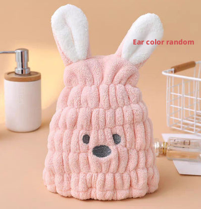 Children's hair drying cap-pink-1 piece