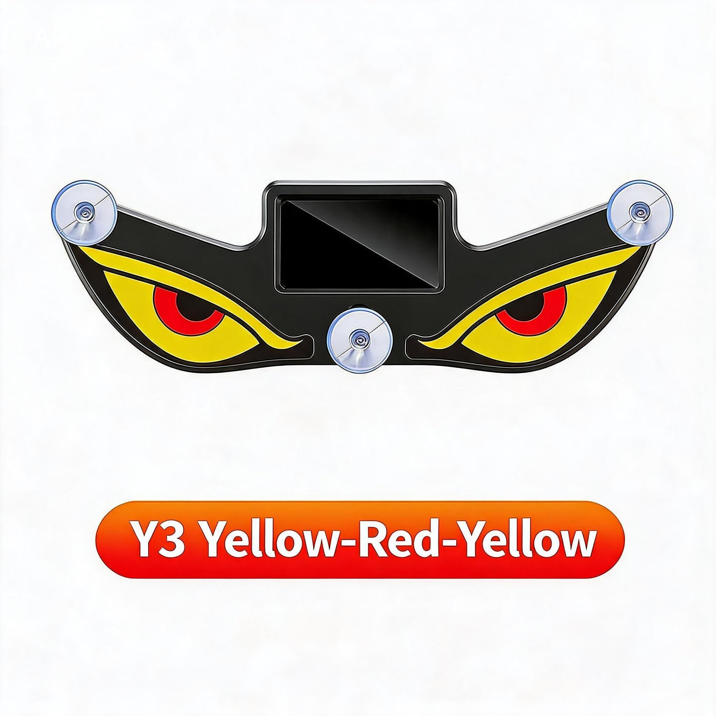2026 New Car Accessories, Solar Devil Eyes LED Warning Light For Rear Windshield, Anti-rear Collision