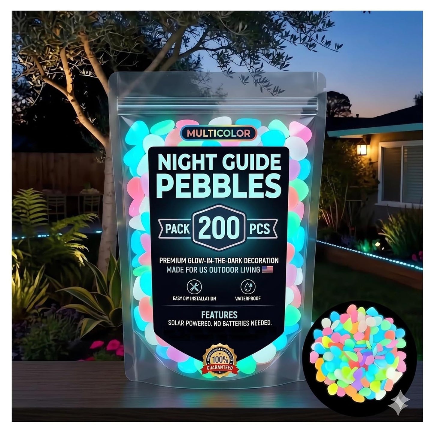 Wholesale Luminous Garden Stones For Outdoor Gardens