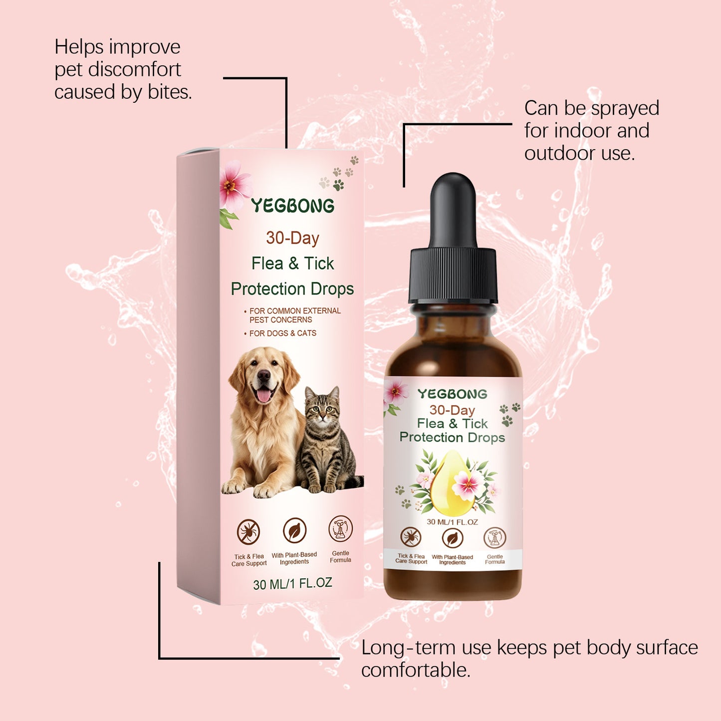 Pet Flea And Tick Prevention Spot-On Treatment