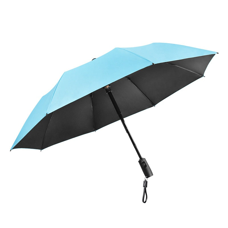 Cooling Folding Umbrella Advanced Sense Sunshade Charging Vinyl Sun Protective