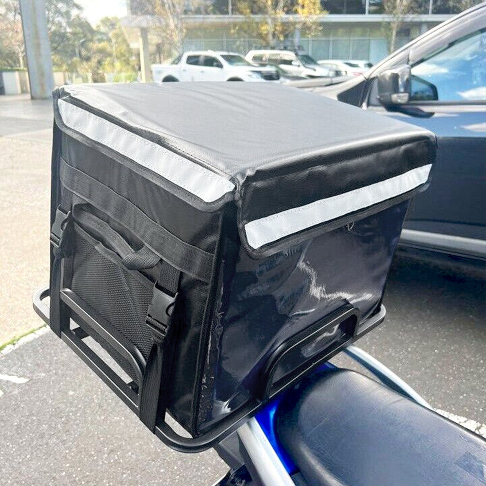 62L Food Delivery Bag  Rear Rack For Motorcycle Bike Food Delivery Drivers Kit
