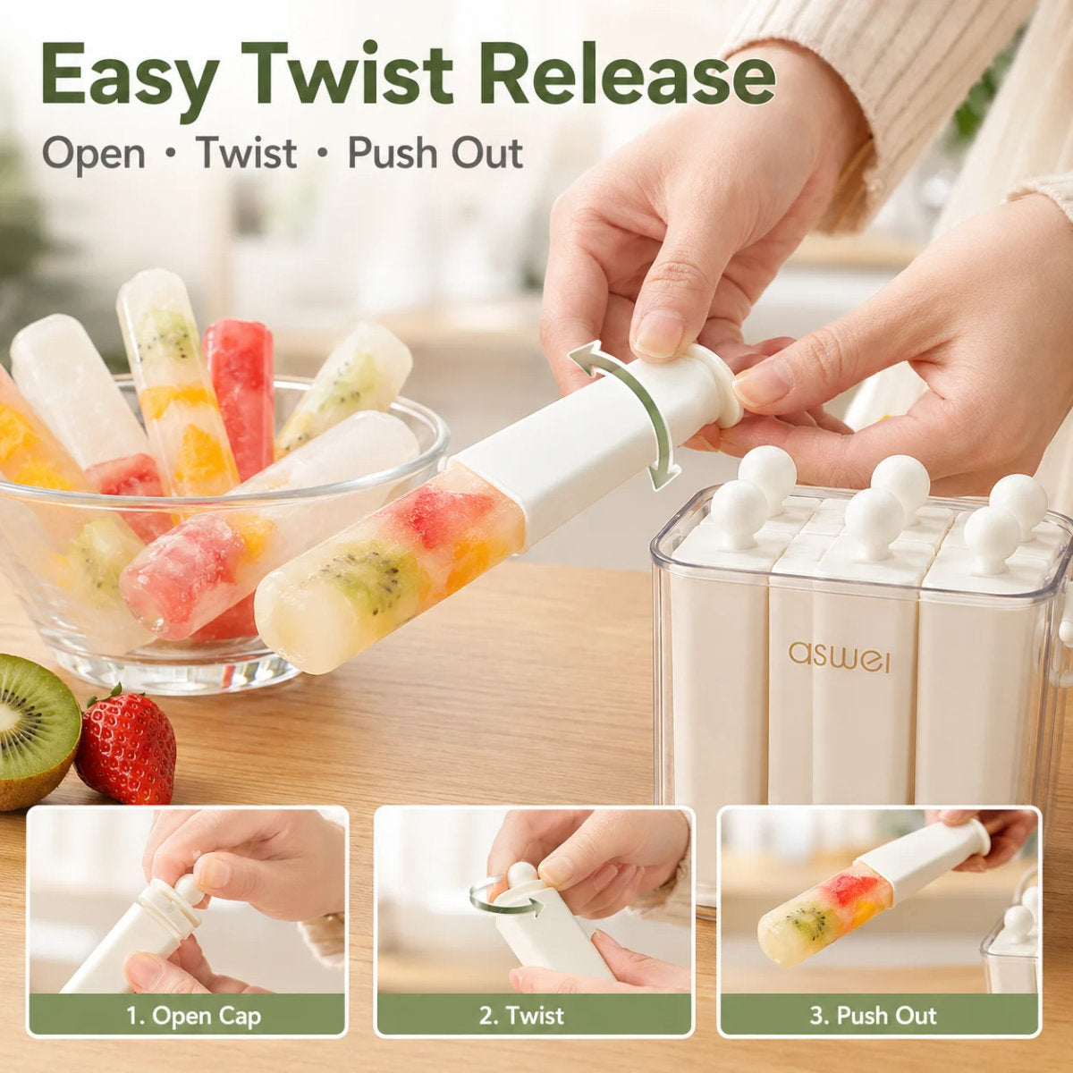 Ice Cube Tray Mold Food-grade For Home Use Summer Refrigerator