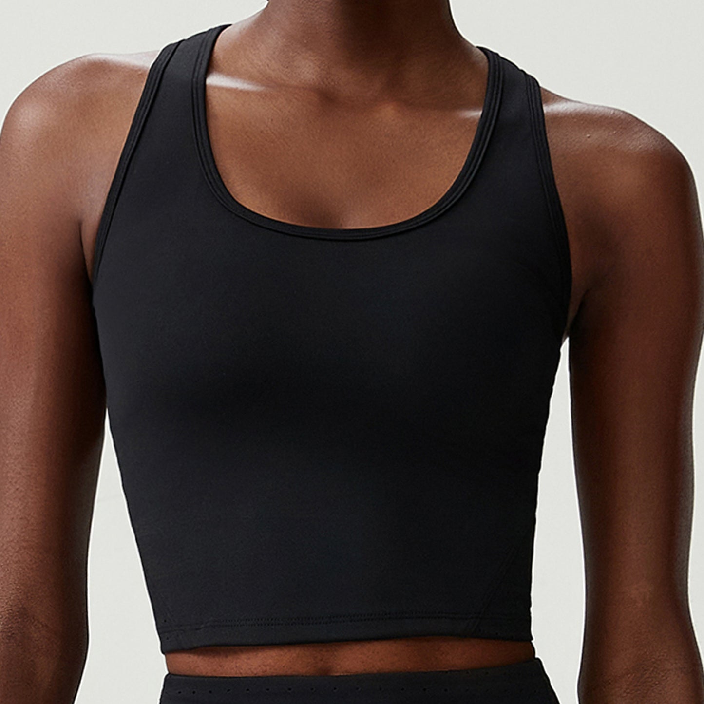 Tennis Suit Vest Women's Plus Size Fitness Running Exercise With Chest Pad