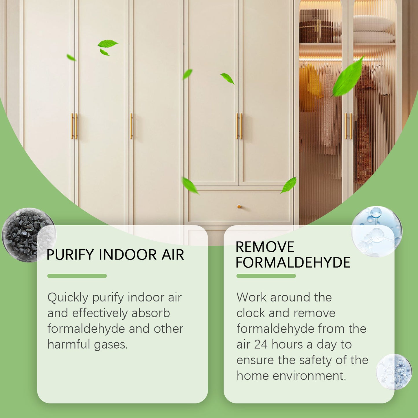 Jaysuing Formaldehyde Removal And Odor-eliminating Granules For Indoor Use, New Homes, And Offices Air Freshening, Odor-purifying, And Cleaning Granules.