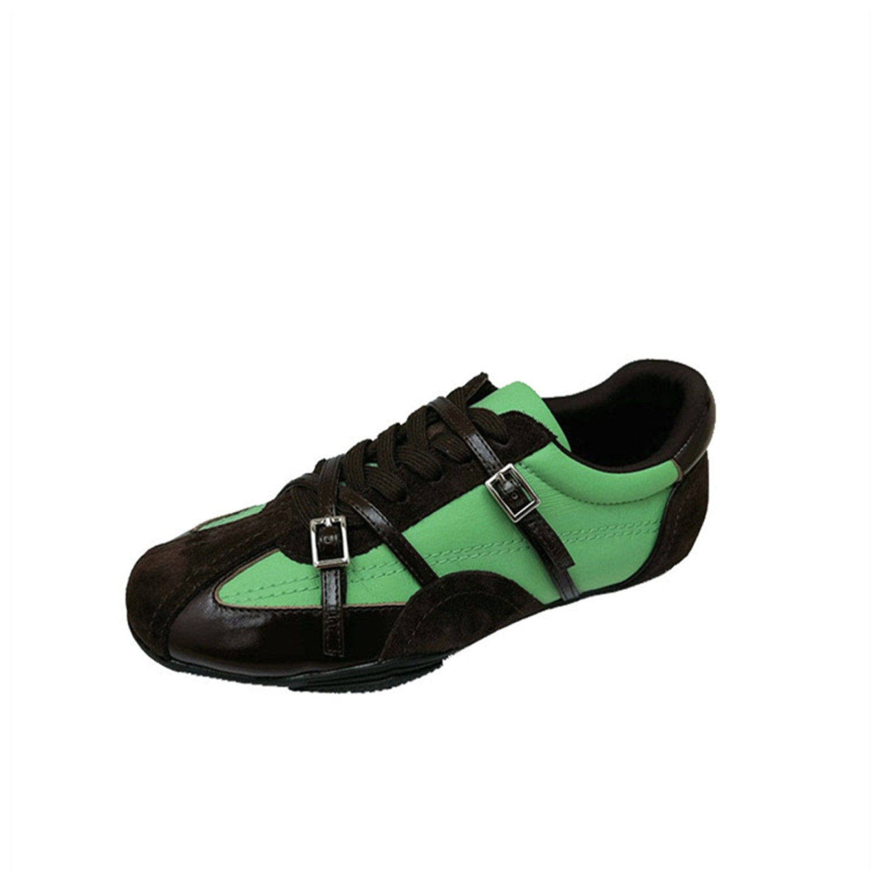 2026 New Retro German Trainers For Women, Genuine Leather Breathable Versatile Flat Sports Casual Shoes, Korean Style Ladies Flats