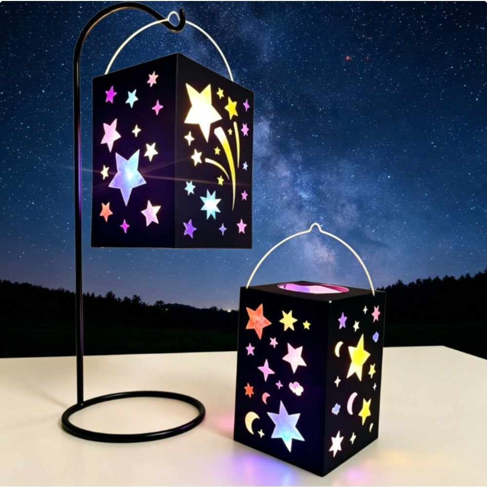 70-Piece Decorating Set With Lanterns, Paper, Glue, And Accessories For Creative Projects—Party Decorations