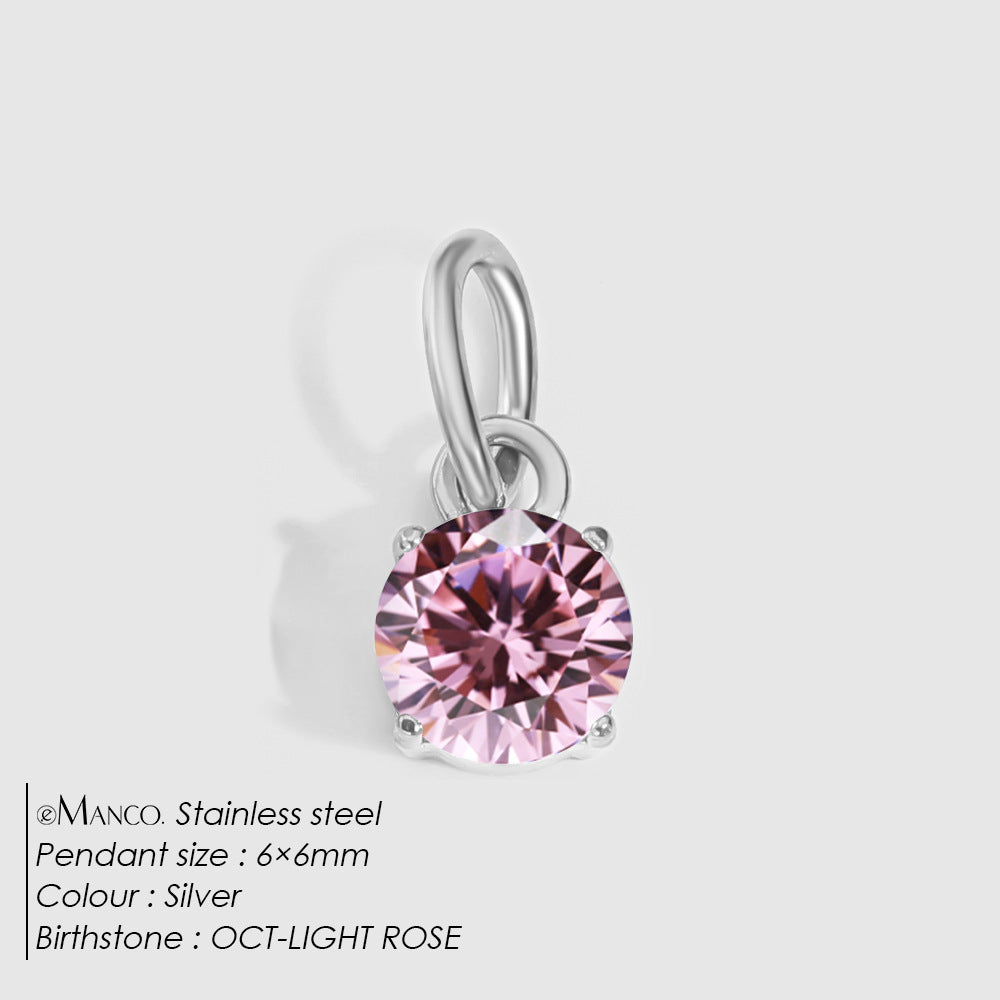 DIY Jewelry Accessories Stainless Steel Pendant Charms