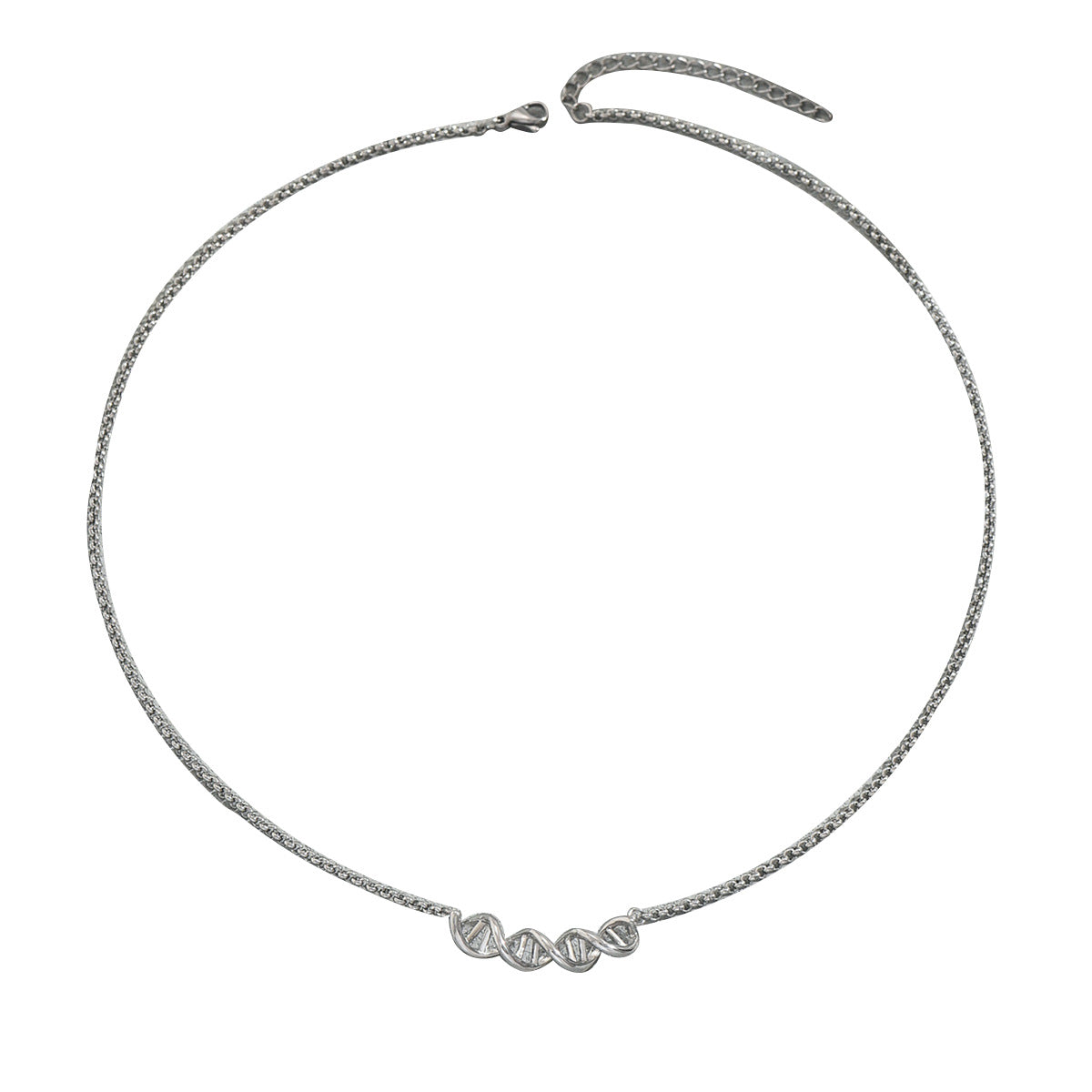 Cross-border European American Vintage Women Necklace, Unique Twisted Metal Design Long Pendant Chain, Versatile Fashion Neck Jewelry For Ladies