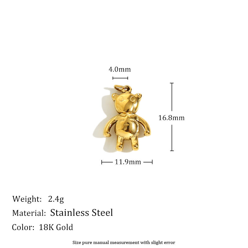 DIY Jewelry Accessories Stainless Steel Plated Pendant