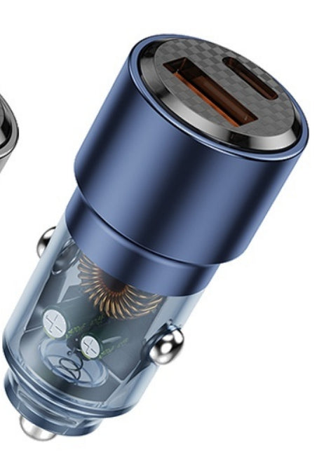 Hardware Transparent In-car Charger With Dual AC Ports And Super-fast Charging