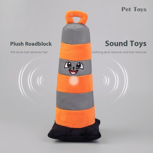 Pet Roadblock Plush Toy Bite-resistant Dog Agility Training Obstacle Interactive Cat Toy