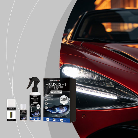 Car Headlight Daily Cleaning, Decontamination, And Brightening Care Kit