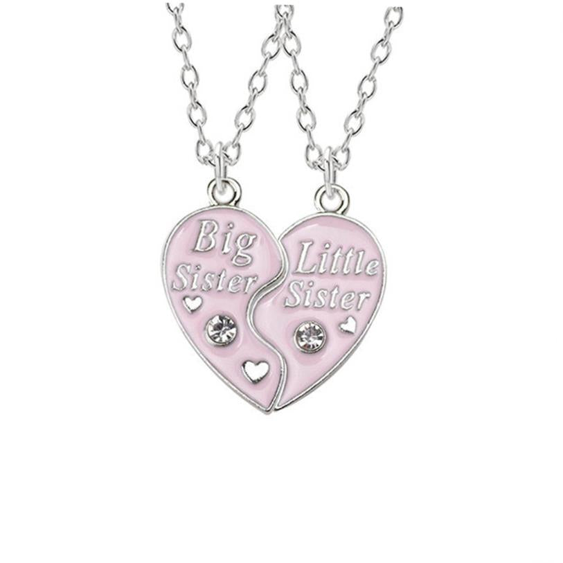 Simple Heart-shaped Pendant For Sisters And Best Friends