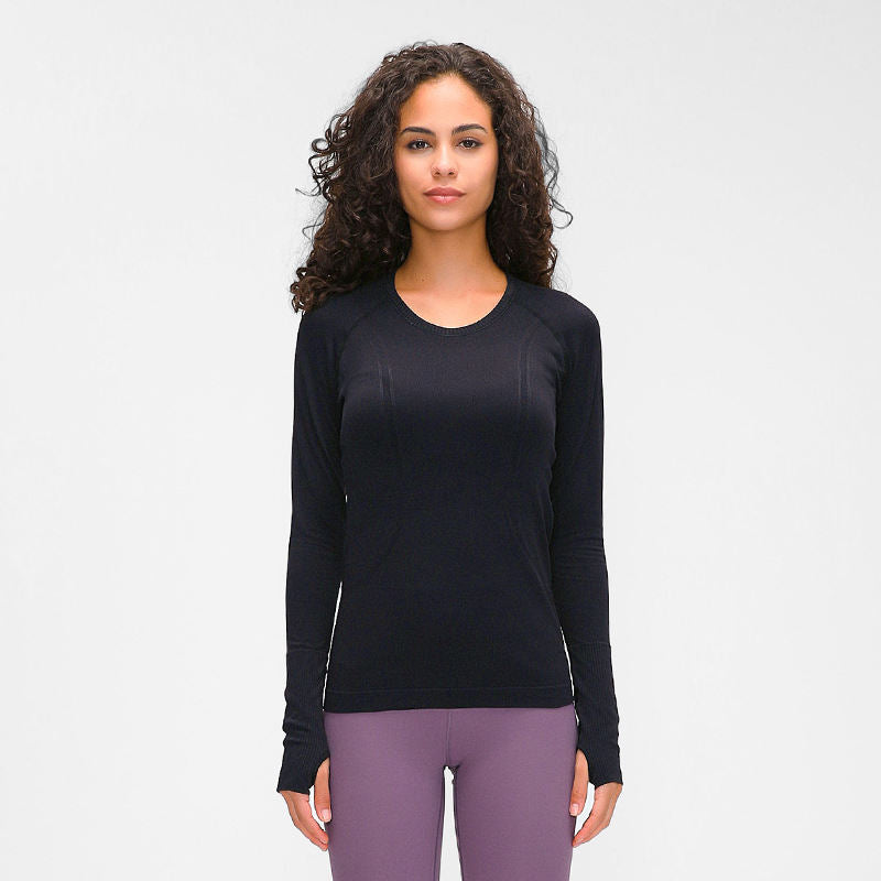 Women's Sports Round Neck Running Breathable Yoga Jacket