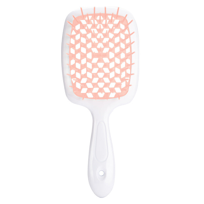 Detangling Comb With Hollow Design Doesnt Snag Hairsuitable For Both Curly And Straight Hair
