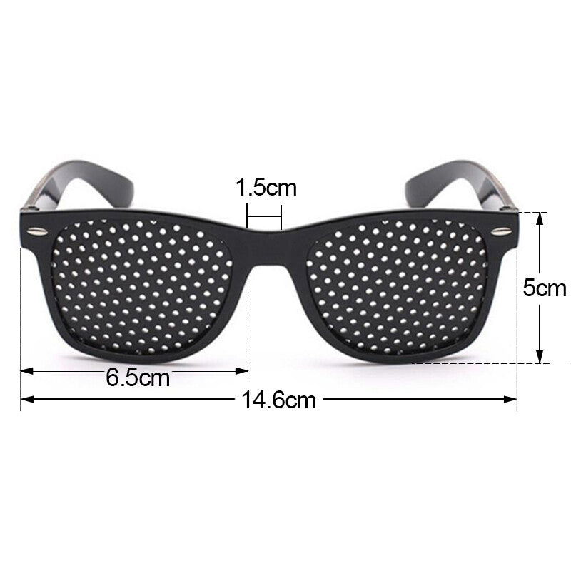 2Pcs Pinhole Glasses Eyes Correction Exercise Eyesight Vision Care Improvement A