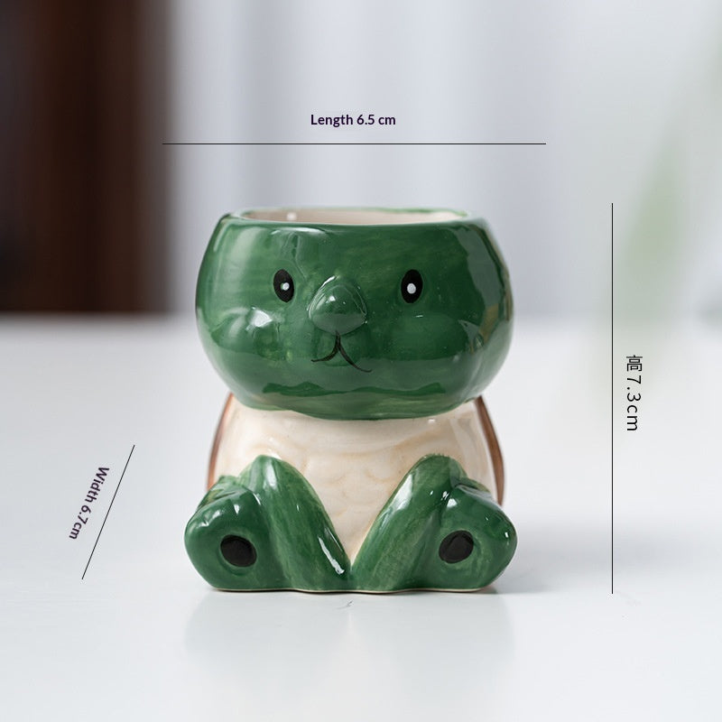 Cartoon Succulent Flower Pot Creative Home Gardening Planter