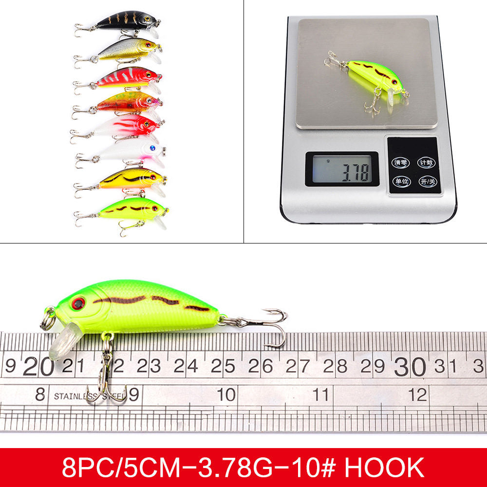 43Piece Fishing Lures Kit Soft Hard Fishing Lures Baits Set With Hooks For Saltwater And Freshwater Fishing Gear Gifts For Men