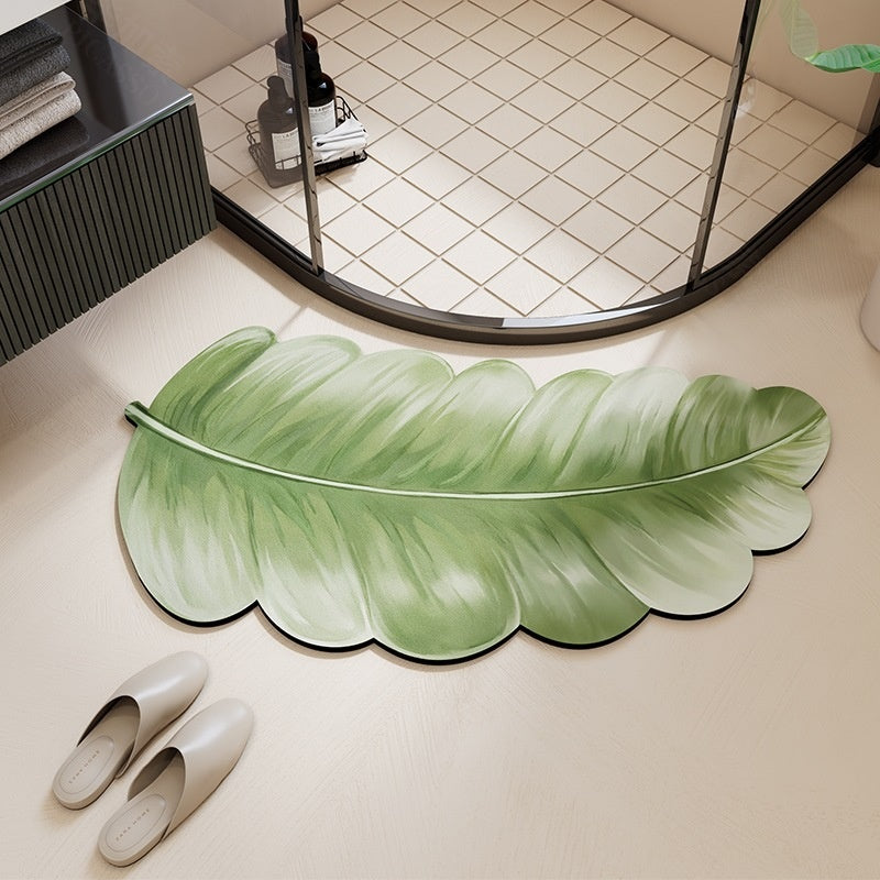 Diatomaceous Water-absorbing Bath Mat For The Toilet And Shower