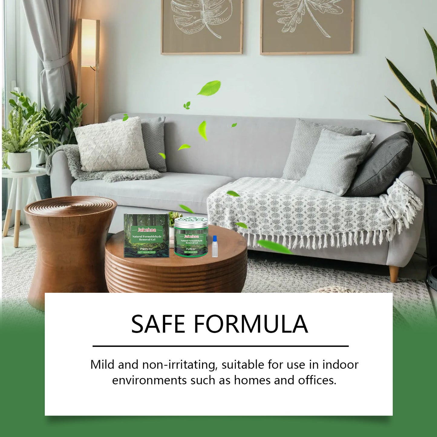JAKEHOE Formaldehyde Gel, A Cross-border Air Freshener For New Homes, Offices, And Offices, Purifying Formaldehyde And Removing Odors.