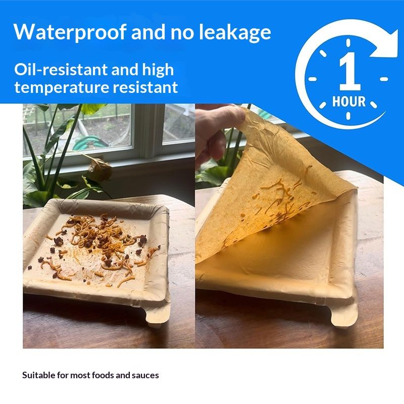 Outdoor Diningjust Camping Disposable Heat-resistant Dinner Plates