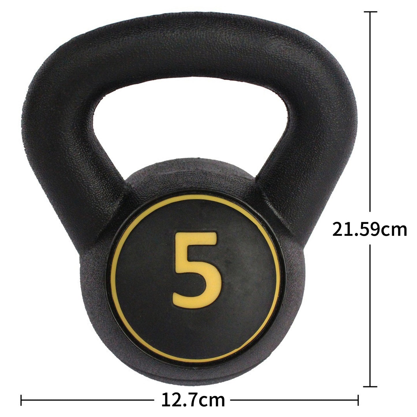 5 10 15LB Kettlebell Set With Non-Slip Handle, Compact Home Gym Equipment For Strength Training Fitness Rehabilitation
