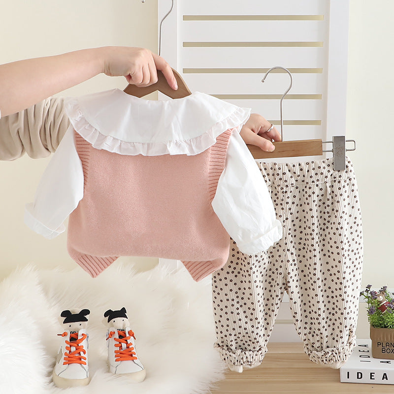 Baby Girl Spring Suit Fashionable Korean Style