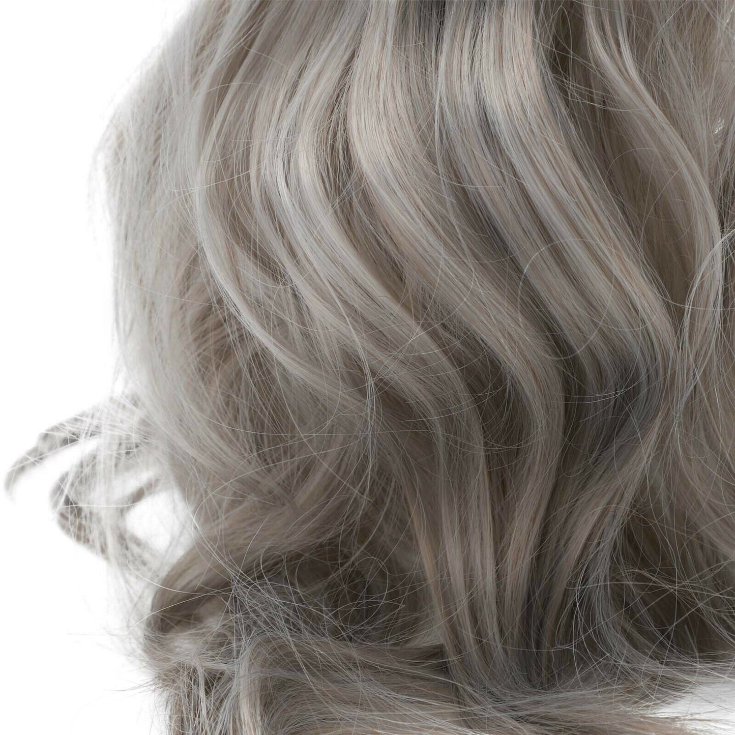 The New  Brown Gold Blonde Long Wavy Wig Synthetic Curly Hair Cosplay Fashion