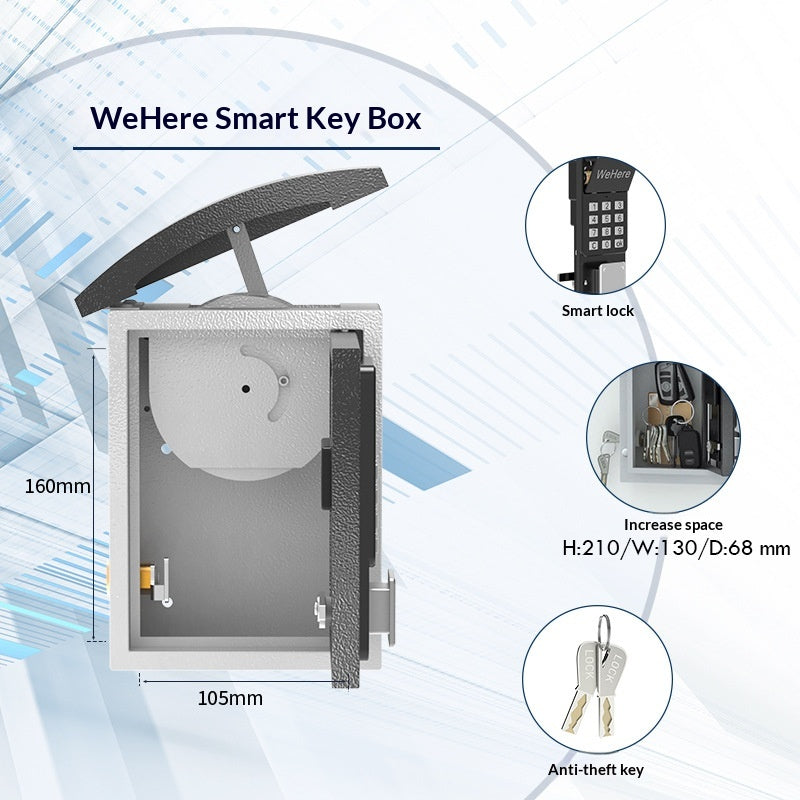 Smart Key Delivery Box Wall