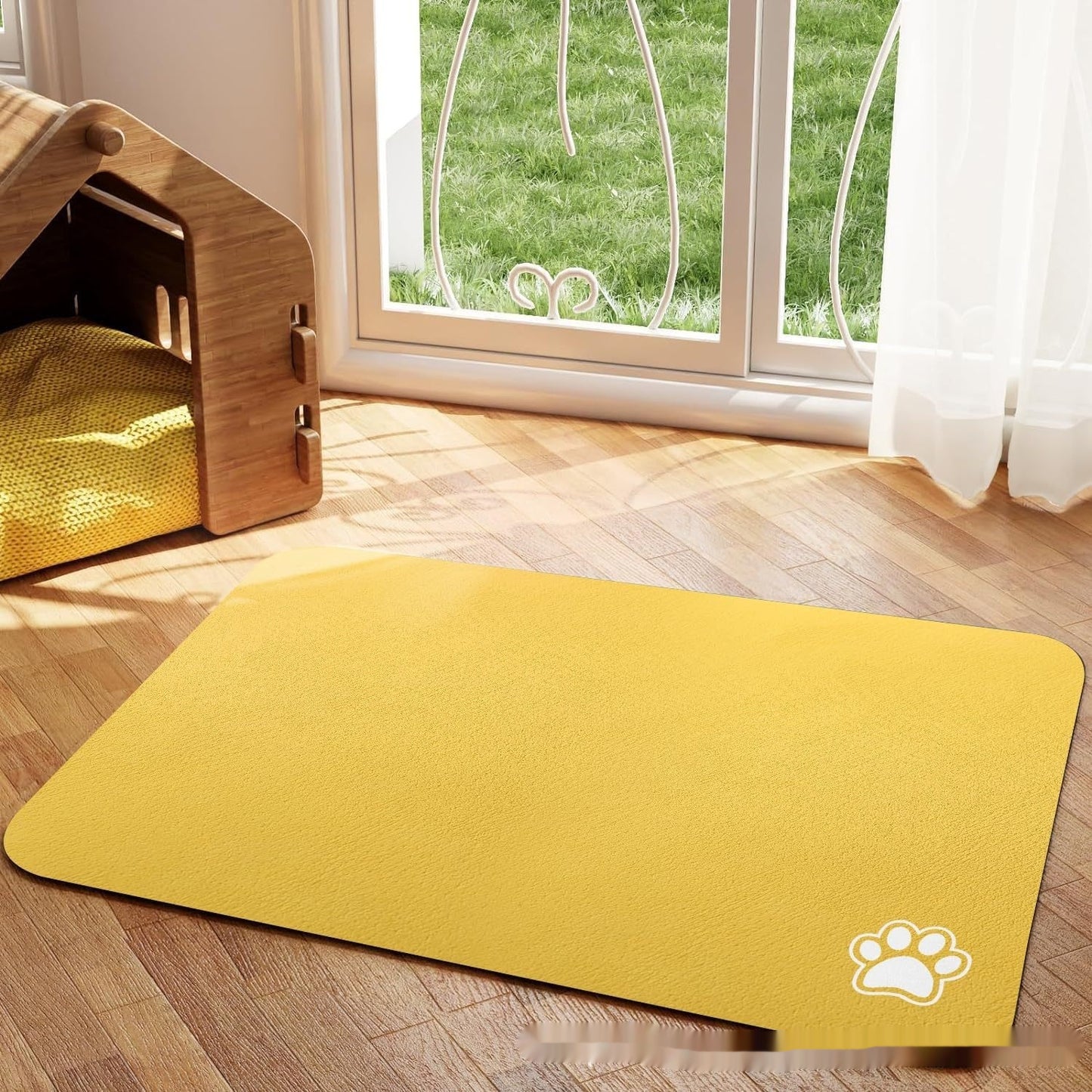 Pet Water-absorbent Quick-drying And Stain-resistant Floor Mat