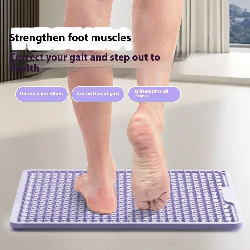 Anti-slip Bath Silicone Double Hardness Thickened Massage Mat