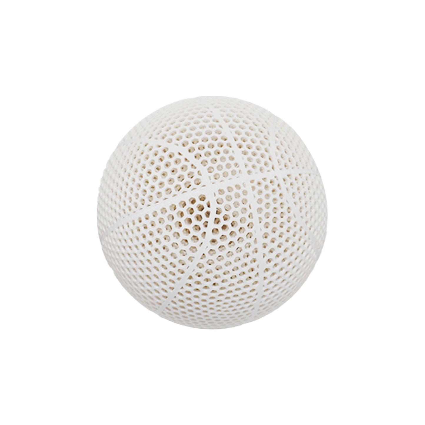 3D Printed Basketball - Inflatable-Free Hollow Design - Highly Elastic Durable Sports Ball for Indoor and Outdoor Use