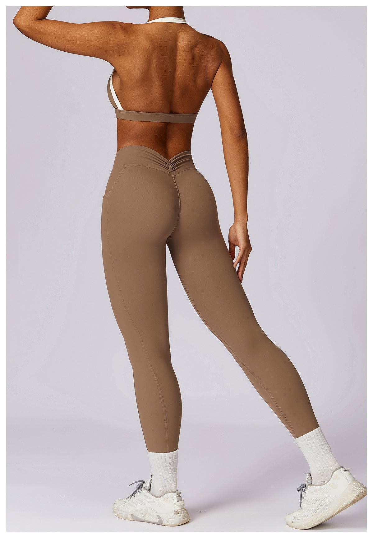 Halter Shockproof Beauty Back Yoga Bra