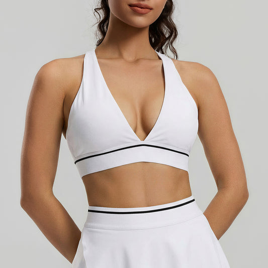 Women's Tight Yoga Bra With Beautiful Back Design, Versatile For Fitness, Sports And Daily Casual Wear