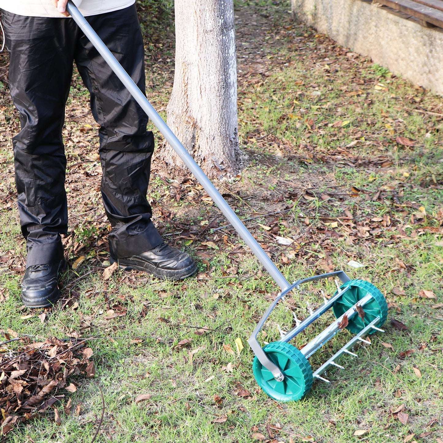 Lawn Aerator Manual Lawn Scarifier Lawn Grass Trimmer Garden Tools