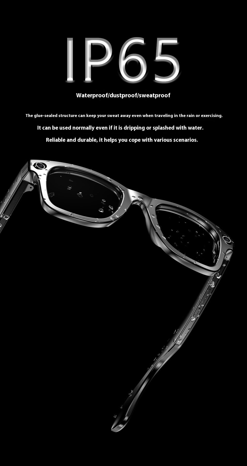 Ai Three-generation Smart Bluetooth Glasses Magnetic Frame Sunglasses Men